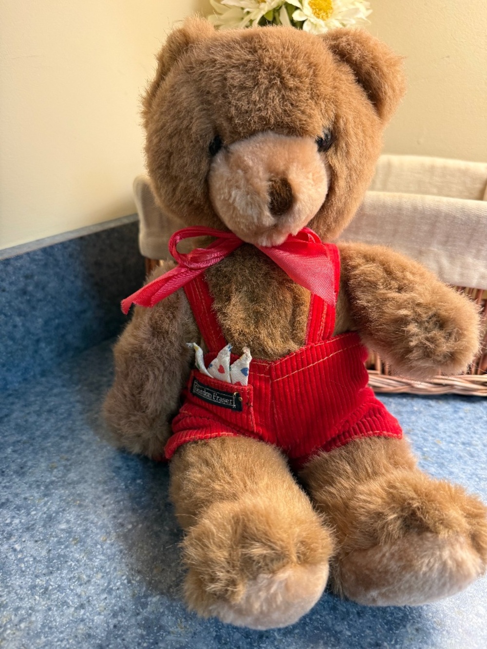 🎉vintage Schmid teddy bear is designed by Gordon Fraser